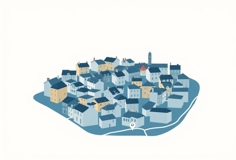 Carte du secteur d'intervention autour de Bourg-de-Péage (26300)